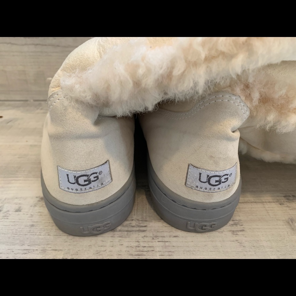 Cream Uggs Winter Boots
